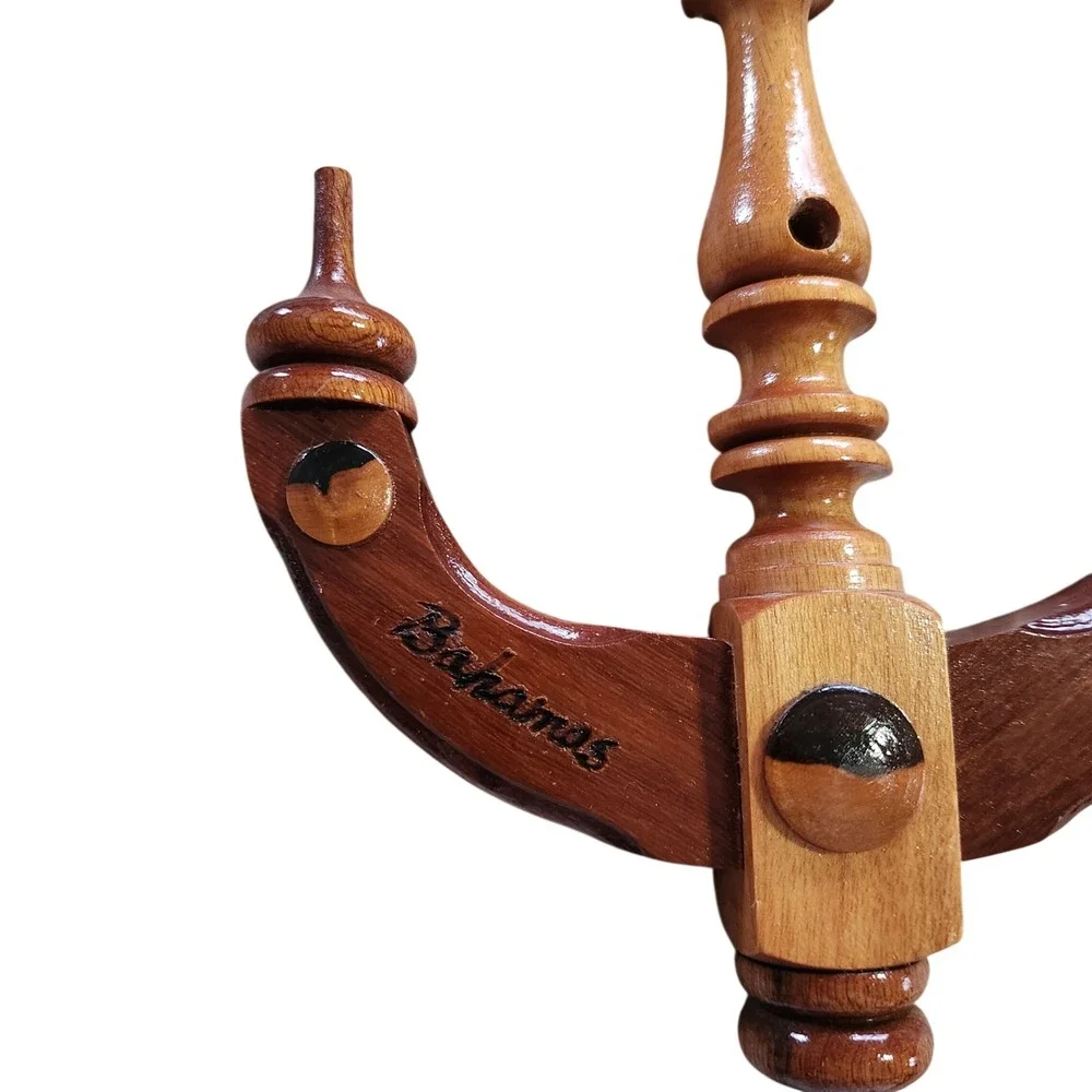 Nautical Wooden Anchor Vintage Decor Bahamas Nautical Decor Collectible‎ 90s